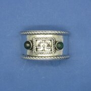 Silver Masonic Napkin Ring By Female Silversmith