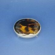 Silver & Tortoiseshell Ring Box
