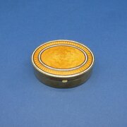 19th Century Enamelled Copper Patch Box
