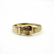 Antique 9ct Gold Buckle Ring