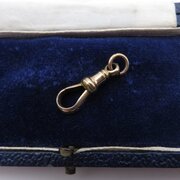 Antique 9ct Gold Dog Clip