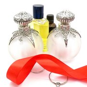 Pair Of 1895 Victorian Silver Perfume Bottles