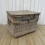 English Wicker Laundry Mill Basket
