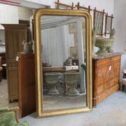 Very Large Antique Louis Philippe Mirror
