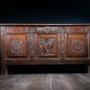 17th Century Carved Oak Coffer