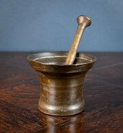 18th Century Bronze Mortar & Pestle