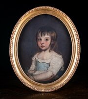 18th Century Portrait Of A Country Girl