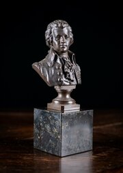 Bronze Bust Of Wolfgang Amadeus Mozart By E Bormel