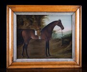 Early 19th Century Portrait Of A Bay Hunter Horse
