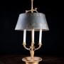 French Gilt Brass Bouillotte Candle Lamp