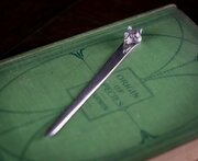 George V Silver Novelty Fox Letter Opener, 1933