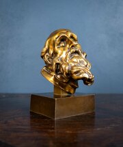 Gilt Bronze Reverent Saint (Continental School)