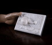 Large 19thC Marble & Slate Snail Paperweight