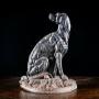 Large 19th Century Cast Iron Dog Doorstop