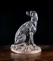 Large 19th Century Cast Iron Dog Doorstop