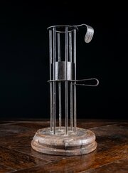 Rare Large 18thC Stable / Birdcage Candle Holder