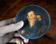 Samuel Raven (1775-1857) Papier Mache Snuff Box