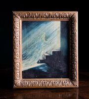 The Ascension, Signed L.S. Wren, C.1880. Oil.