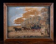 The Cambridge To London Coach. Coaching Scene