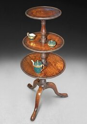 George III Period Mahogany Dumb Waiter