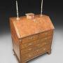 George I Figured Walnut Bureau