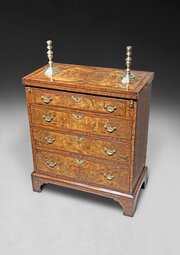 George I Period Small Walnut Bachelors Chest