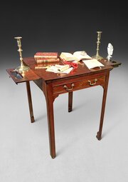 Mahogany Rectangular Centre Writing Table