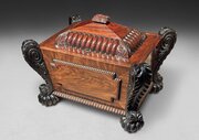 Regency Carved Mahogany Cellarette Thomas Hope