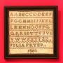 Small Alphabet Sampler by Julia Fryer 1860