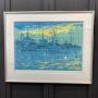 1979 Twighlight at Teddington Lock Screenprint