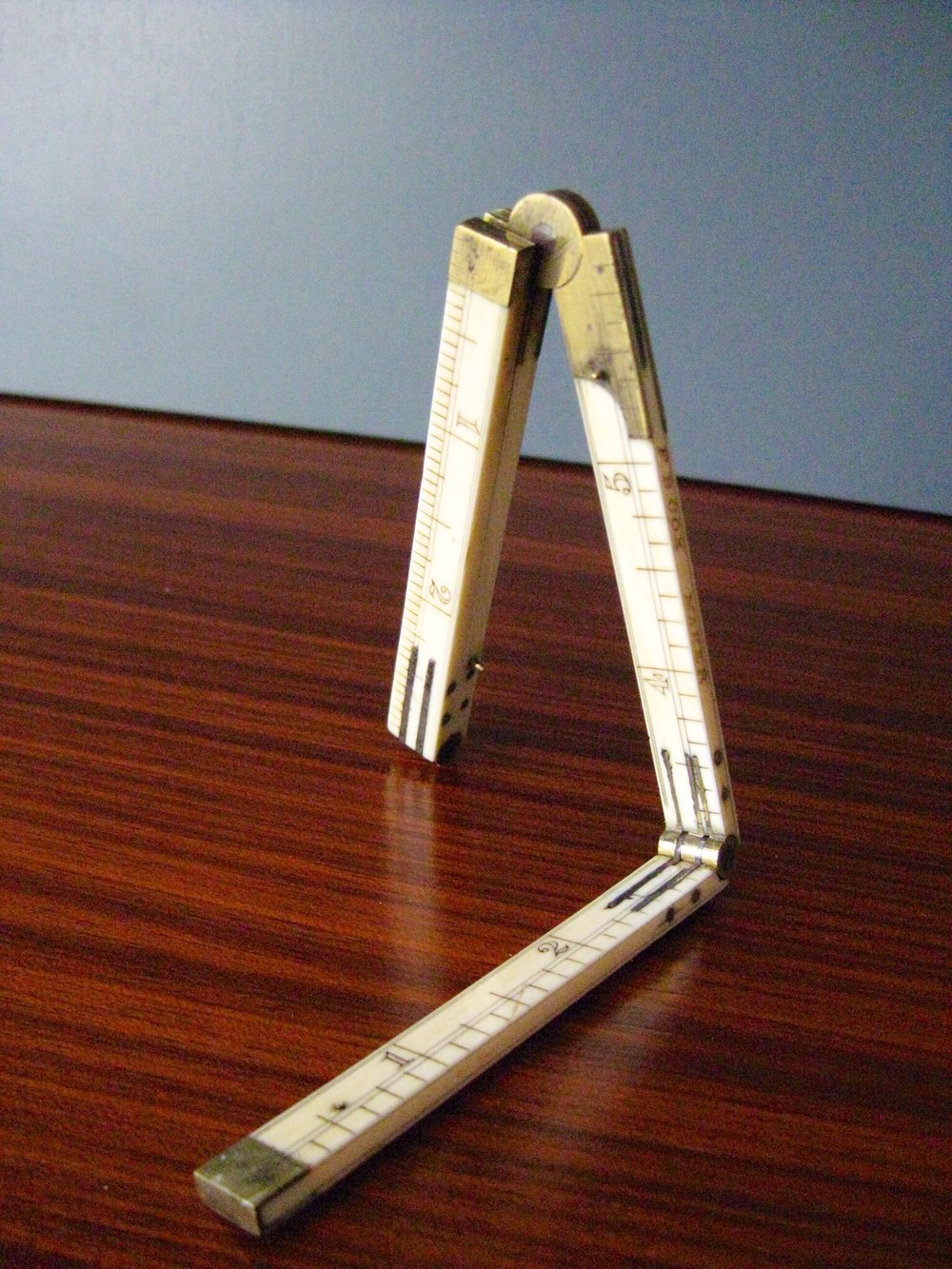 Antiques Atlas Victorian Ivory Folding Ruler