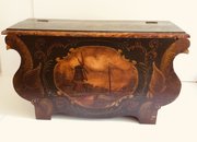 Painted decorative trunk