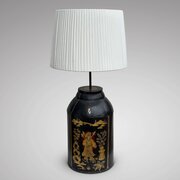 19th Century Tea Canister Table Lamp