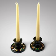 A Pair of Ashford Marble Candle Sticks