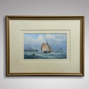  "Mouth Of The Harbour"  Watercolour By Michael Matthews