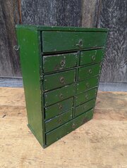 Mid Century Miniature Workshop Drawers