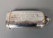 Silver Sovereign / Vesta Case, Super Inscription