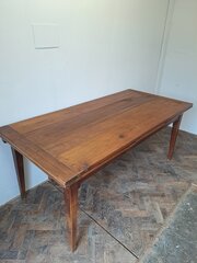 French Cherrywood Farmhouse Extending Table