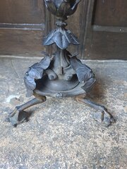 Pair Of French Empire Bronze Candelabra