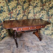 Regency mahogany sofa table