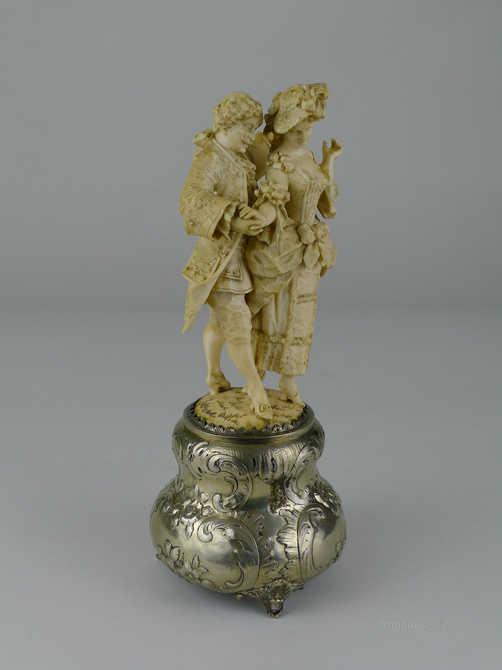 Antiques Atlas Quality 19th C French Ivory Figure Group