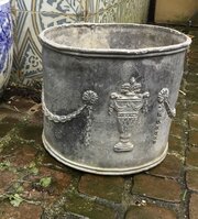 Antique Lead Planter