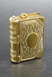 Brass Vesta, Stamp And Match Case, C1920