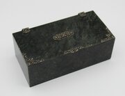 Serpentine Stone, Marcasite Set, Art Deco Box