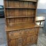 1920s Oak Dresser / Rack 