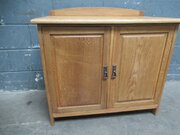 A 1920s Light Oak Cupboard