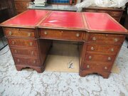 Large Georgian Style  Mahogany   Desk