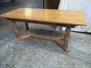 Large Oak 1920  Refectory Dining Table