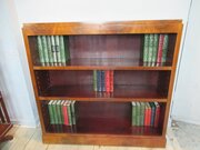 Mahogany art deco  open bookcase