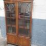 Mahogany Two Glass Door Bookcase